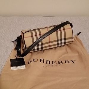 Burberry London Nova check barrel bag